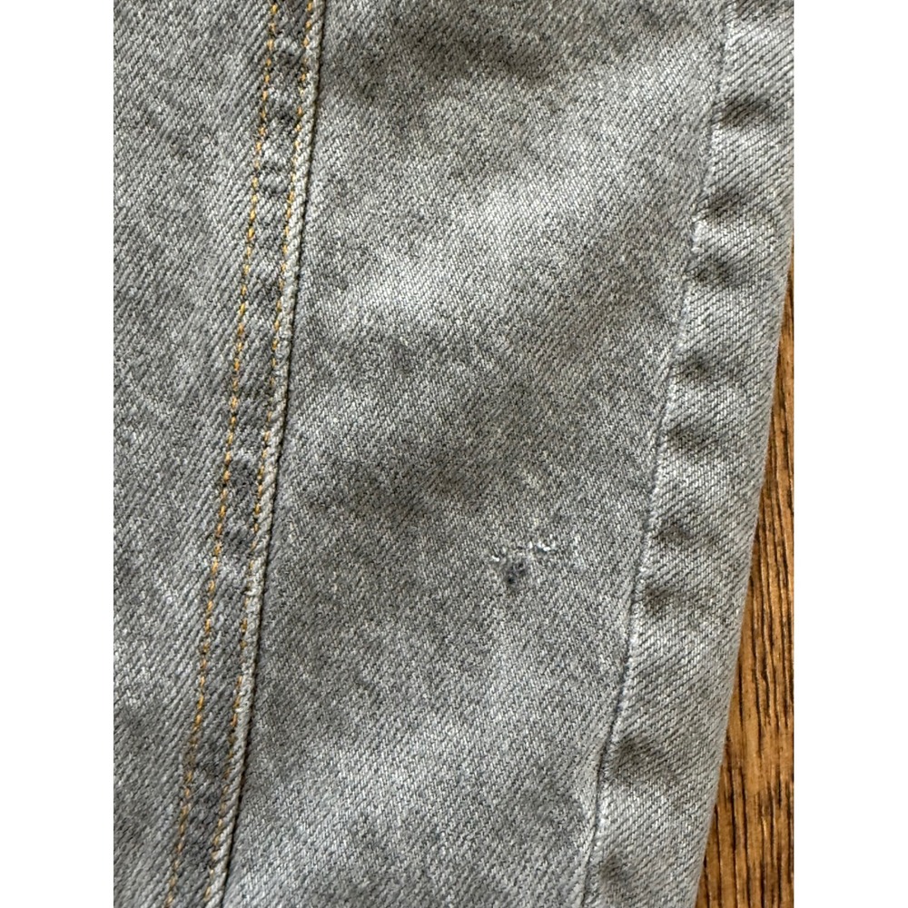 We The Free Womens Barrel Jeans Gray Cropped Wide Leg Denim Size 27 Boho - Picture 5 of 9